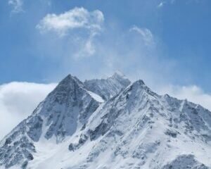 landscape photography of white mountain