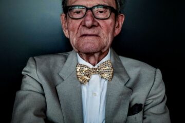 man wearing grey blazer