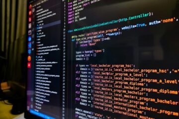 black flat screen computer monitor