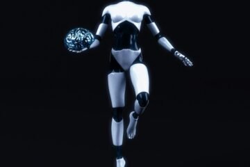 a woman in a body suit holding a ball
