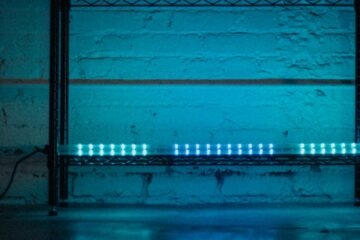 a pair of scissors sitting on top of a table