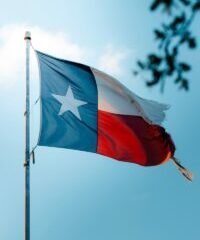 red white and blue flag