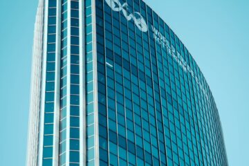 a tall building with a clock on it