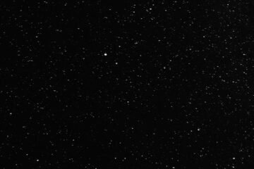 black and white stars in the sky