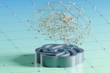 a computer generated image of a ball of string