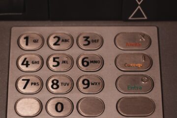 black and gray control panel